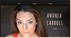 Desktop Screenshot of andreacarrollsoprano.com